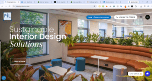 Planning Interiors Limited- Main website designed by Infinite Digital Network